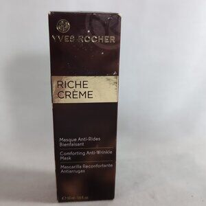 Yves Rocher Riche Creme NEW Comforting Anti-Wrinkle Mask 50ml 1.6 floz 2023